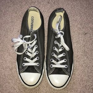 Women’s Grey Converse! Awesome condition!